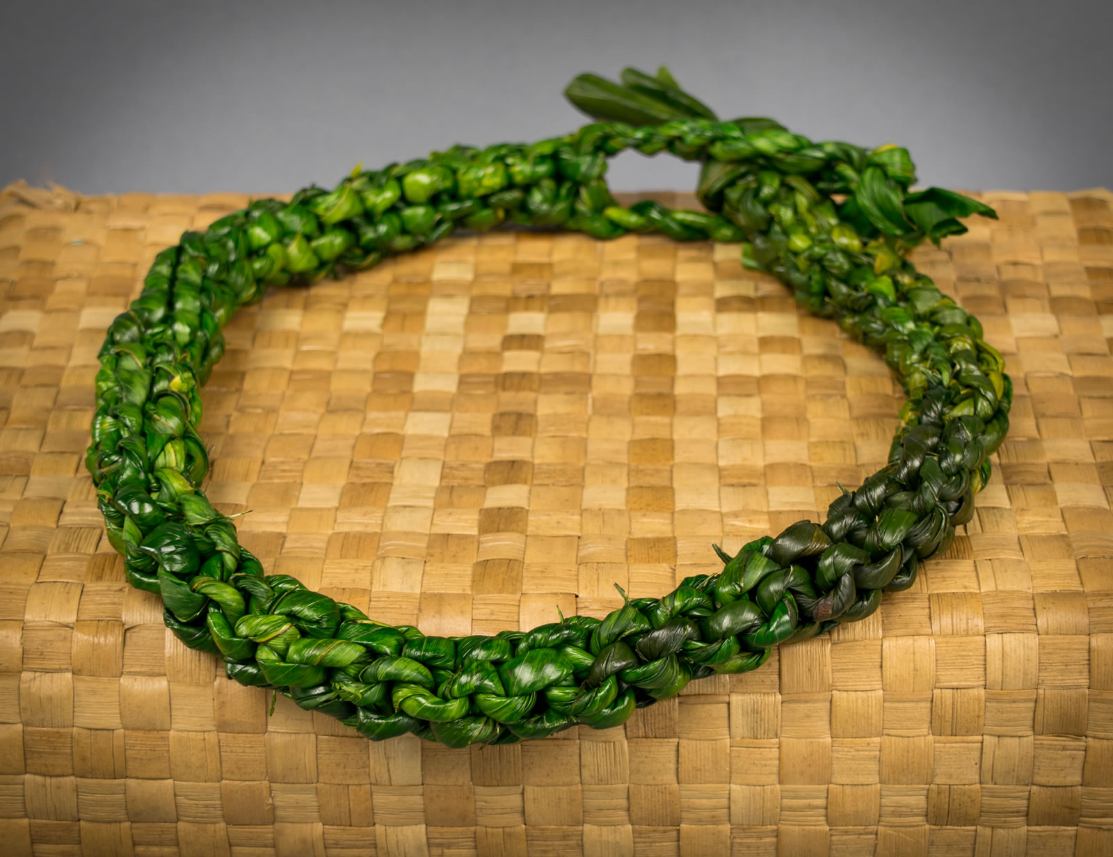 Fresh Ti Leaf Maile Style Lei