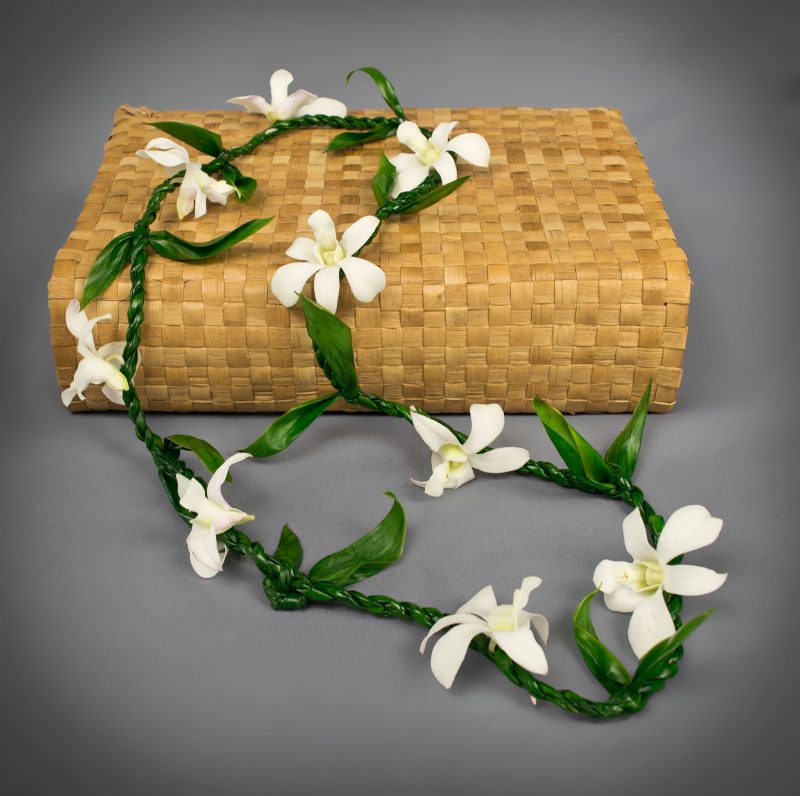 Ti Leaf & Orchid Lei